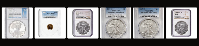 NGC and PCGS graded coins sold by Sierra Gold Exchange