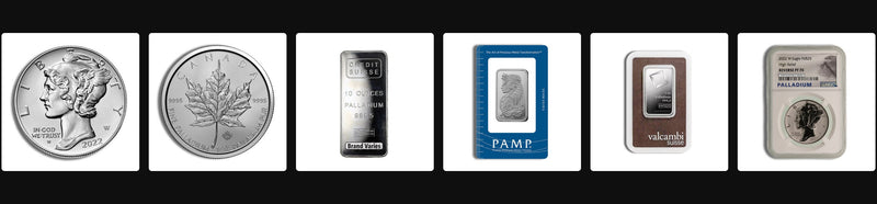 Palladium Coins & Bullion