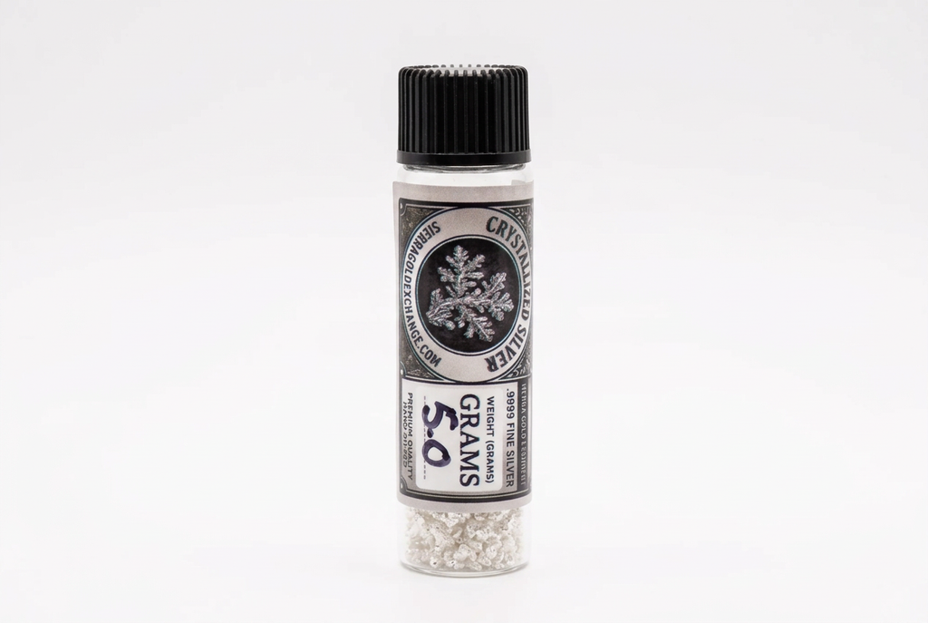 5 gram Crystallized Silver - Vial