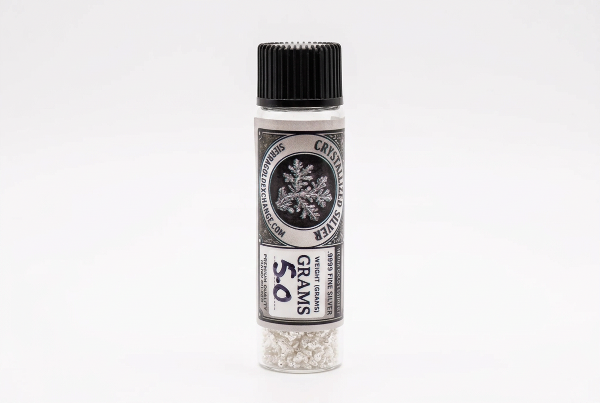 5 gram Crystallized Silver - Vial