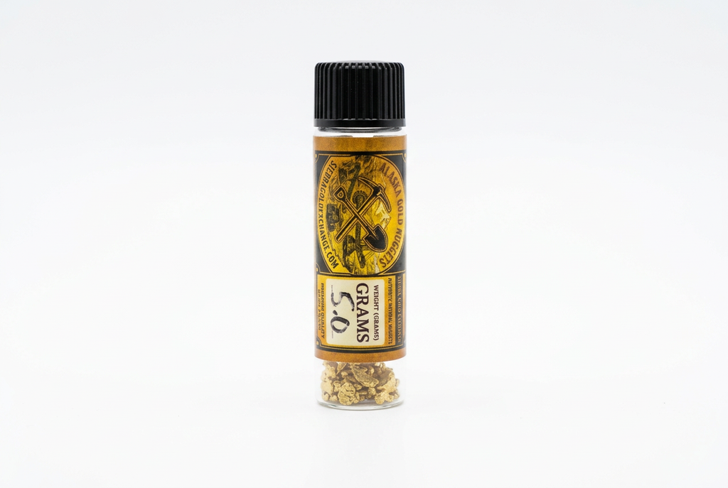 5 gram Alaska Gold Nuggets - Vial