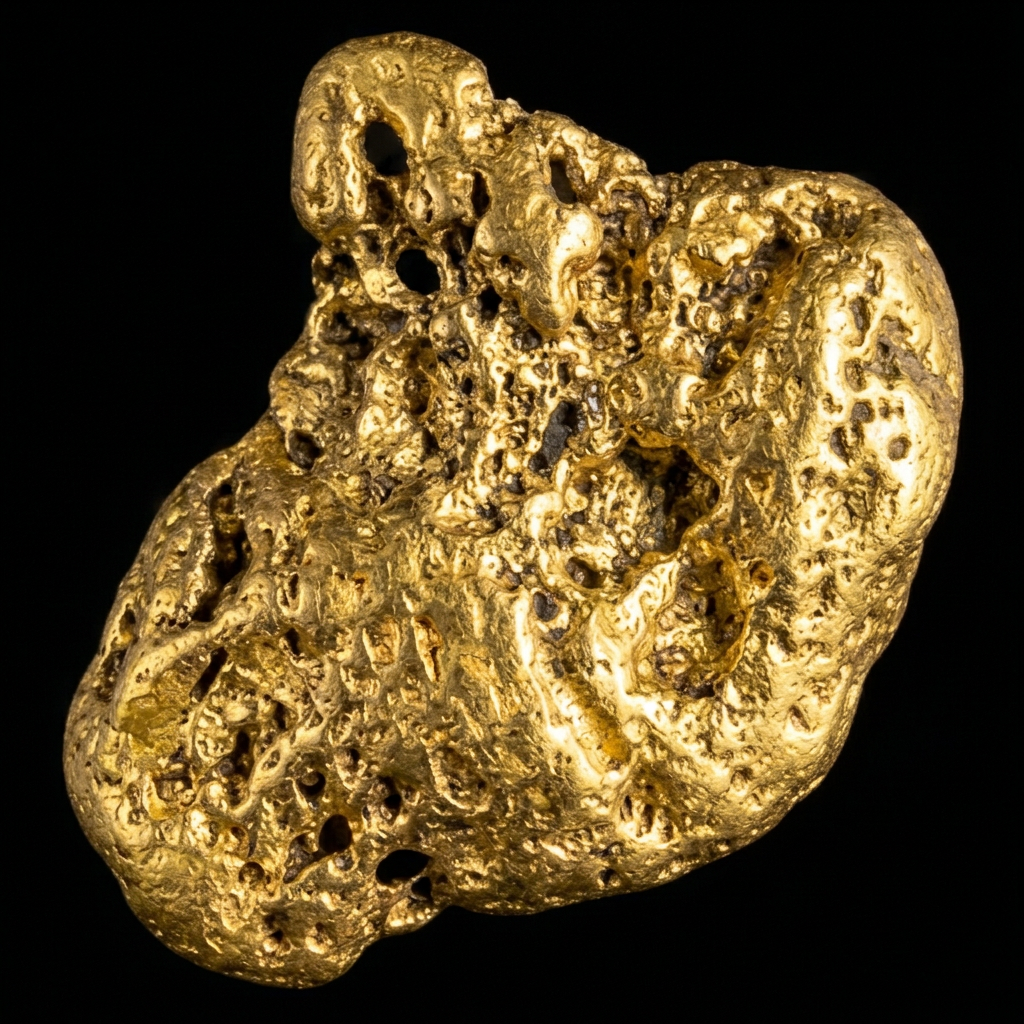 Cooley Gulch Montana Natural Gold Nugget – 4.084 Grams