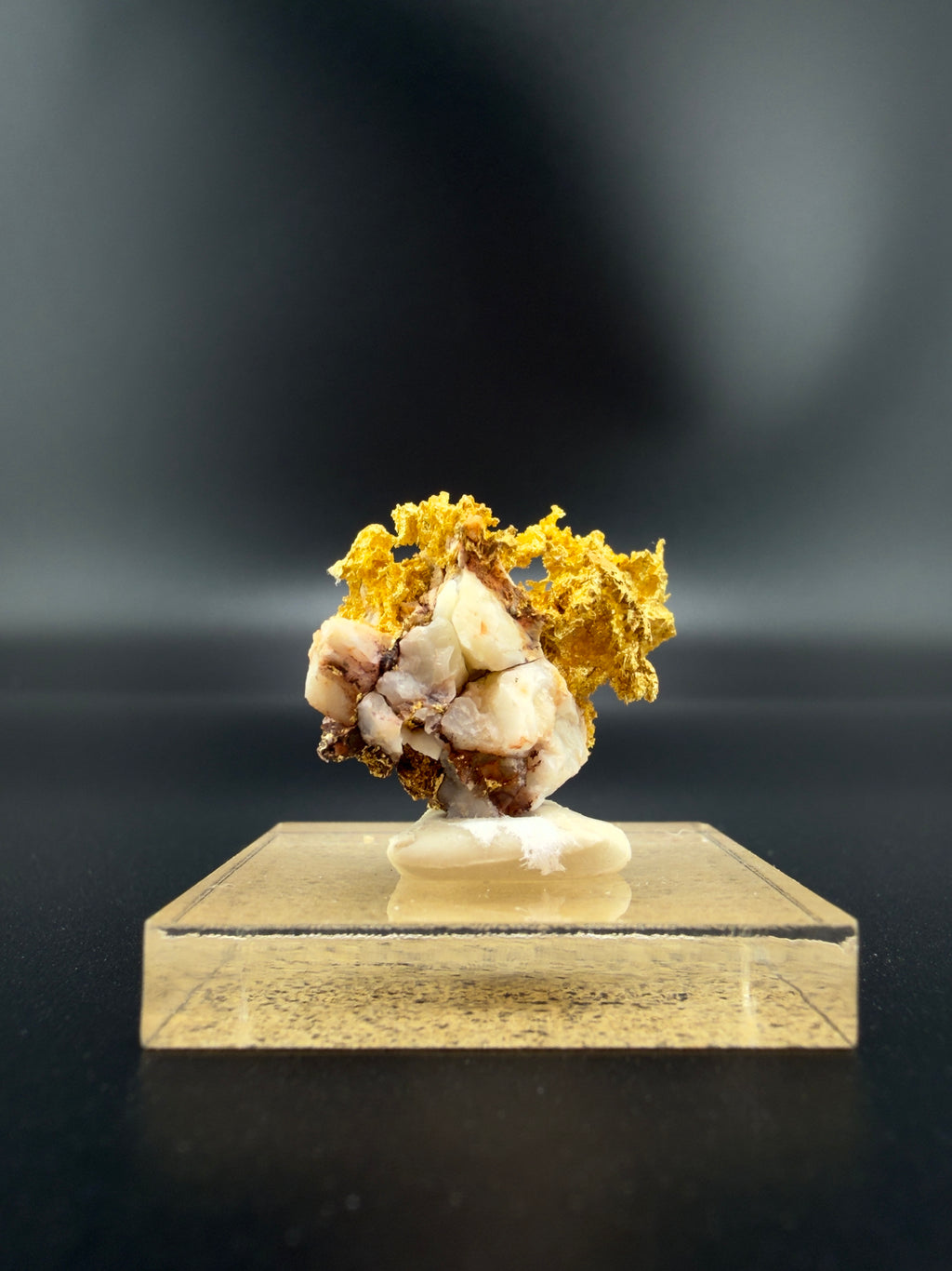 Natural Gold Crystal Leaf Specimen - Mariposa, Californa - 4.999g
