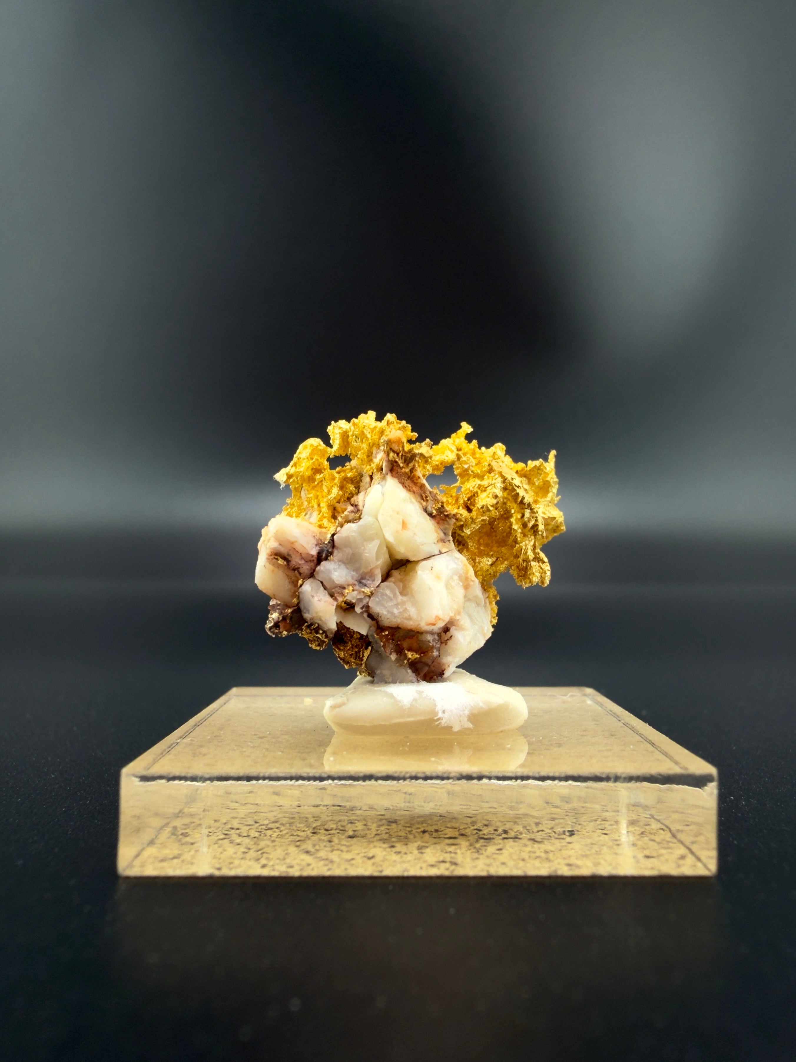 Natural Gold Crystal Leaf Specimen - Mariposa, Californa - 4.999g
