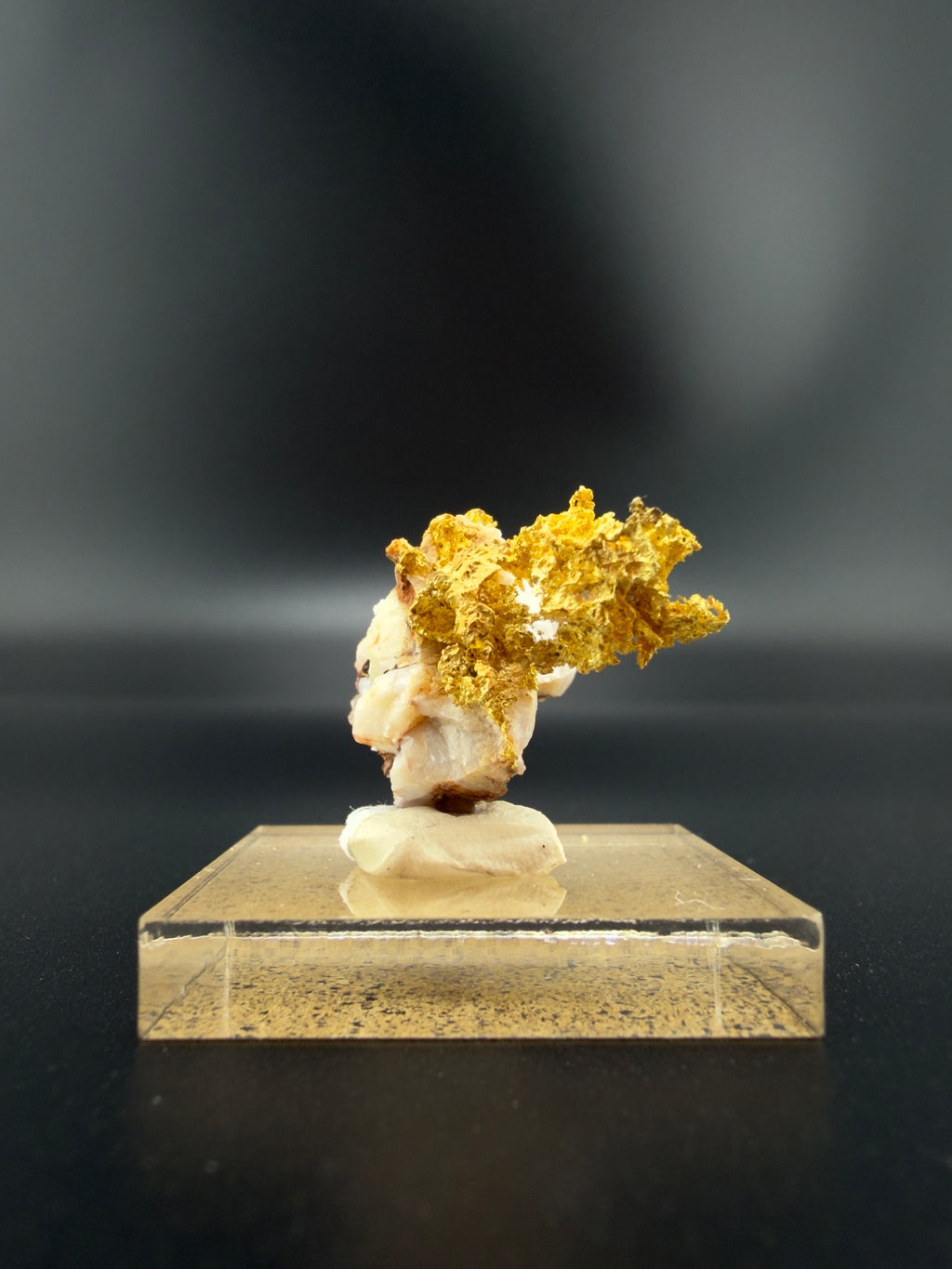 Natural Gold Crystal Leaf Specimen - Mariposa, Californa - 4.999g