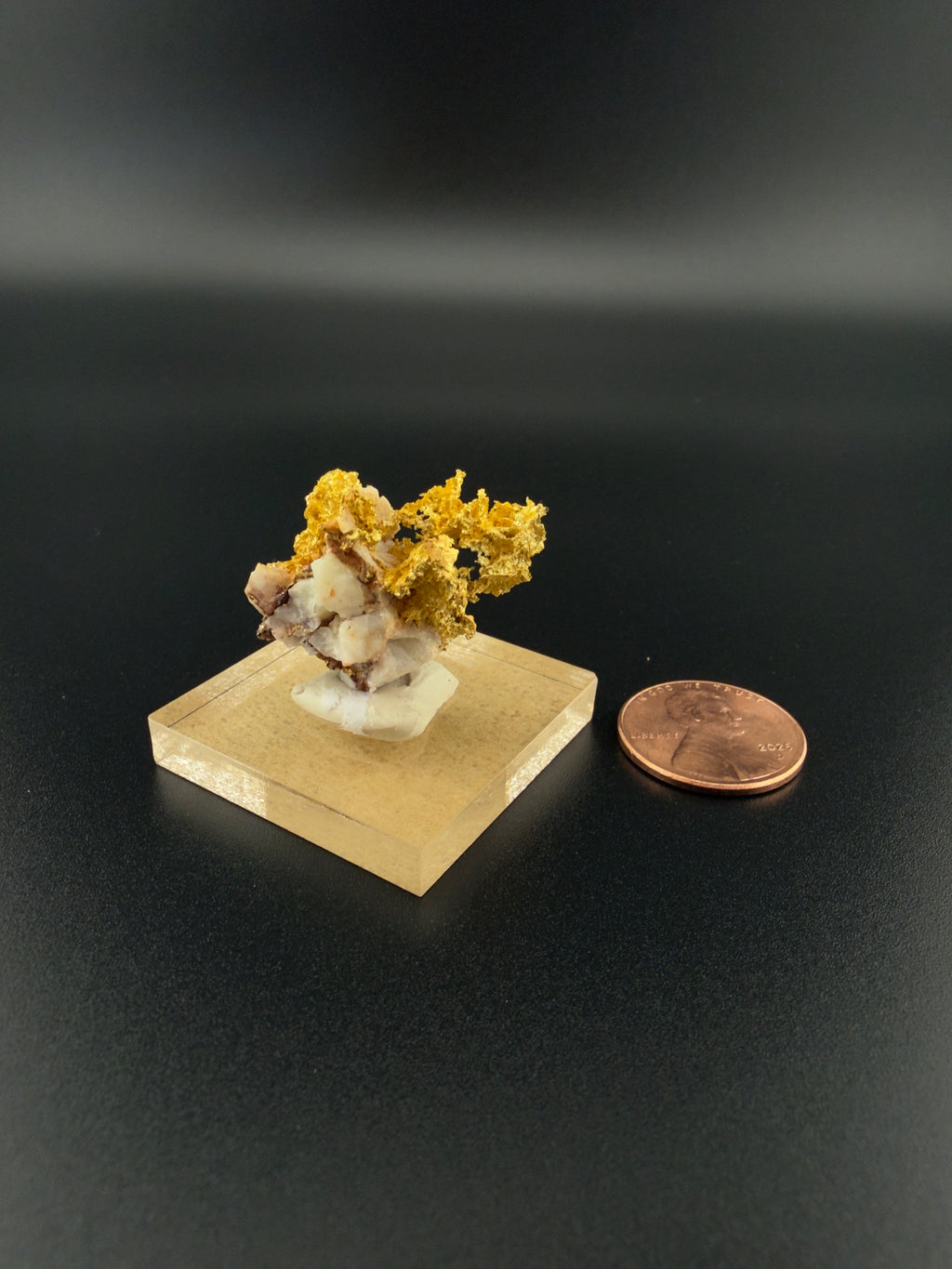 Natural Gold Crystal Leaf Specimen - Mariposa, Californa - 4.999g
