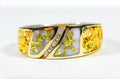 Gold Quartz Women's Ring "Orocal" RL731D10NQ Genuine Hand Crafted Jewelry - 14K Gold Casting