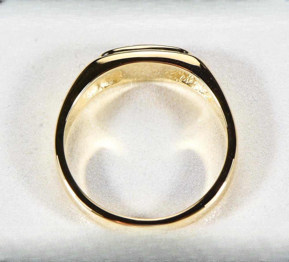 Gold Quartz Ring "Orocal" RM880Q Genuine Hand Crafted Jewelry - 14K Gold Casting