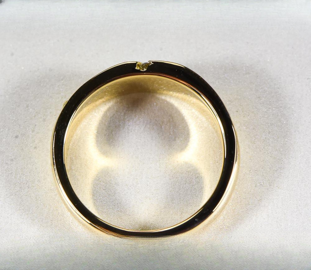 Gold Quartz Ring "Orocal" RM731SD10NQ Genuine Hand Crafted Jewelry - 14K Gold Casting