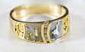 Gold Quartz Ring "Orocal" RMDL58SD9NQ Genuine Hand Crafted Jewelry - 14K Gold Casting