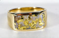 Gold Quartz Ring "Orocal" RM1005Q Genuine Hand Crafted Jewelry - 14K Gold Casting