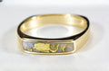 Gold Quartz Ring "Orocal" RM902Q Genuine Hand Crafted Jewelry - 14K Gold Casting