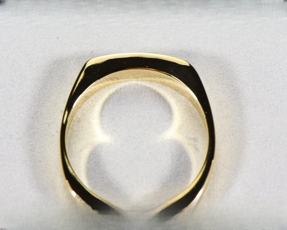 Gold Quartz Ring "Orocal" RM902Q Genuine Hand Crafted Jewelry - 14K Gold Casting