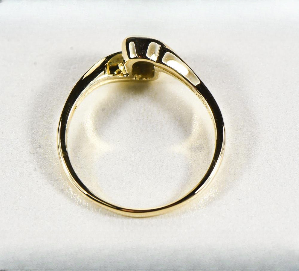 Gold Quartz Women's Ring "Orocal" RLJ30Q Genuine Hand Crafted Jewelry - 14K Gold Casting
