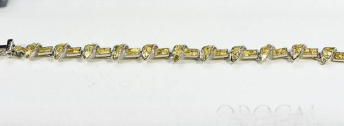 Gold Nugget Bracelet "Orocal" BJ1000N Genuine Hand Crafted Jewelry - 14K Gold Casting