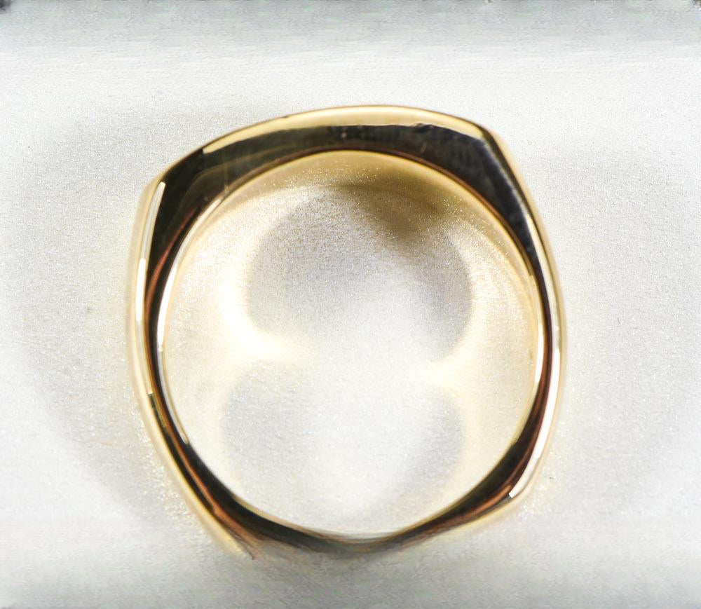 Gold Nugget Men's Ring "Orocal" RM816N Genuine Hand Crafted Jewelry - 14K Casting