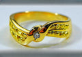 Gold Nugget Women's Ring "Orocal" RL404D5 Genuine Hand Crafted Jewelry - 14K Casting