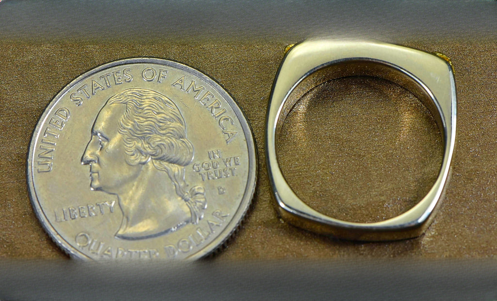 Gold Nugget Women's Ring "Orocal" RL902NW Genuine Hand Crafted Jewelry - 14K Casting