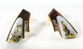 Gold Quartz Earrings "Orocal" EDL129D9Q Genuine Hand Crafted Jewelry - 14K Gold Casting