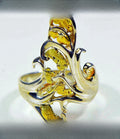 Gold Nugget Women's Ring "Orocal" RL469NSS Genuine Hand Crafted Jewelry