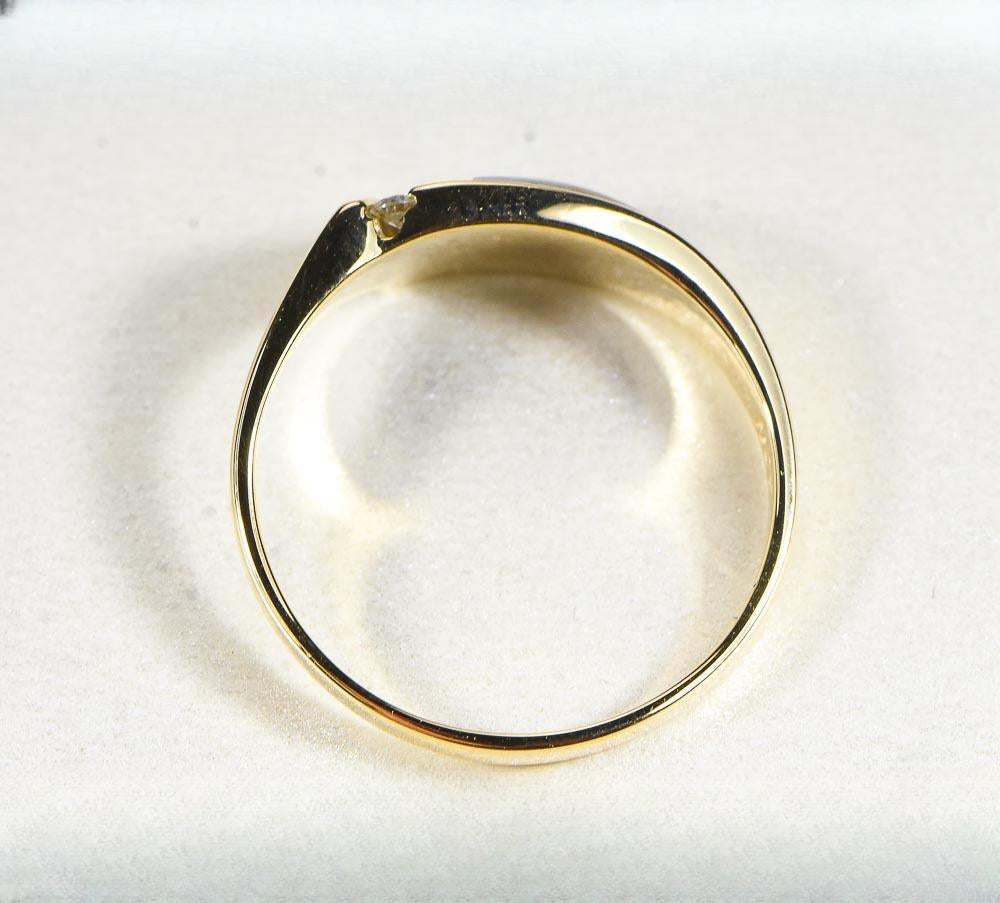 Gold Quartz Women's Ring "Orocal" RL1058DQ Genuine Hand Crafted Jewelry - 14K Gold Casting