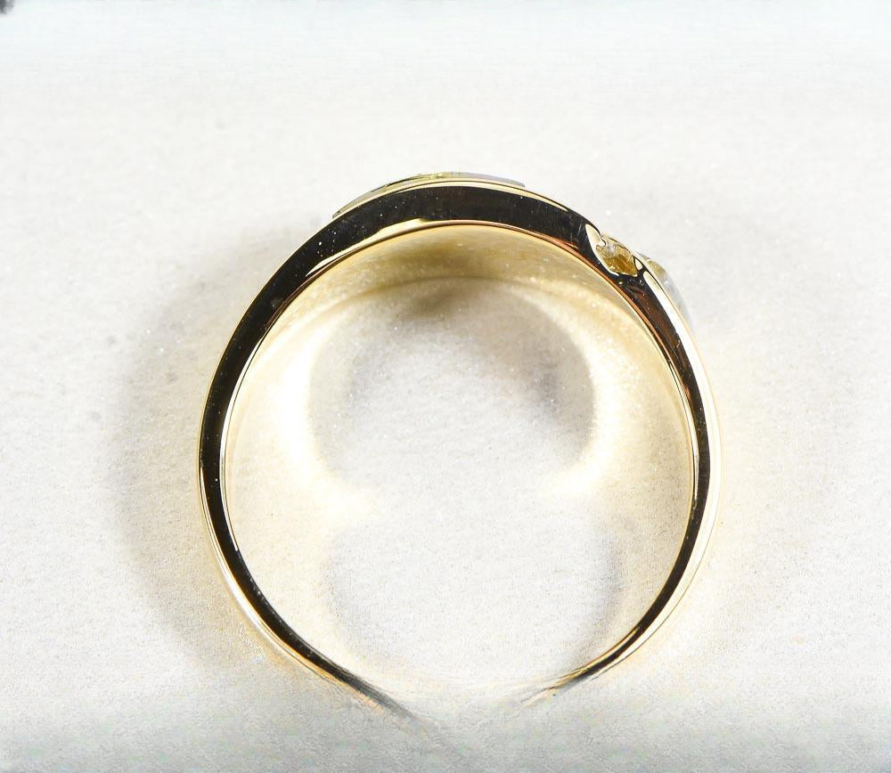 Gold Quartz Women's Ring "Orocal" RL1068DQ Genuine Hand Crafted Jewelry - 14K Gold Casting