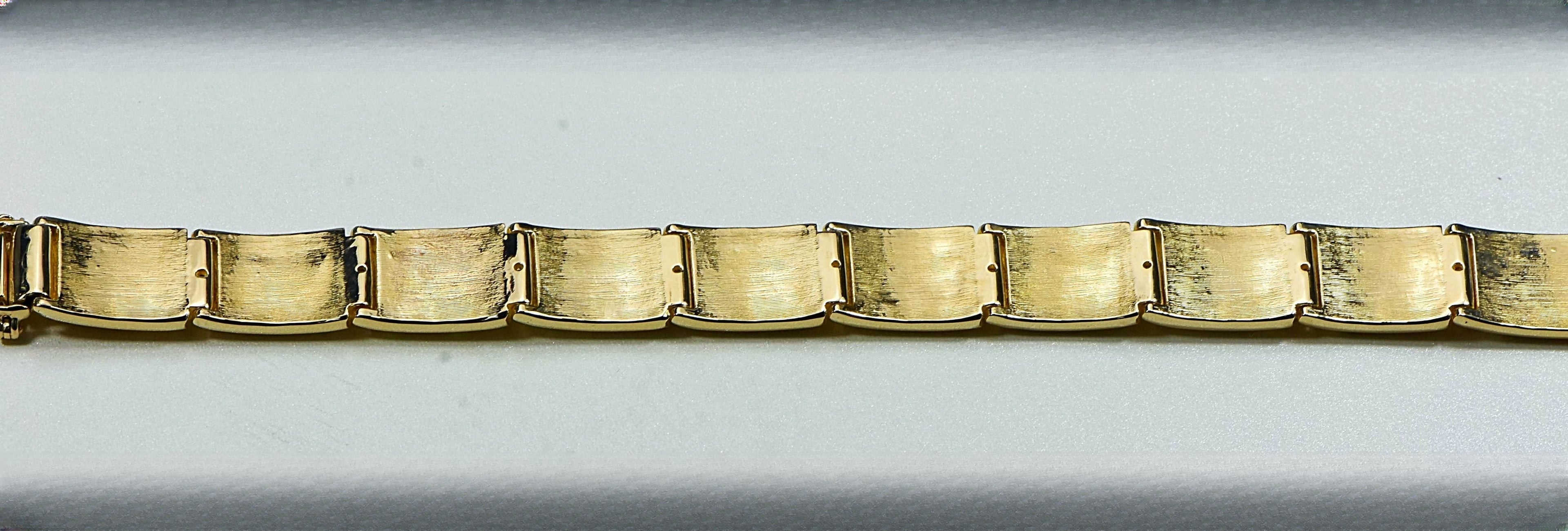 Gold Nugget Bracelet "Orocal" B16MM11L Genuine Hand Crafted Jewelry - 14K Gold Casting