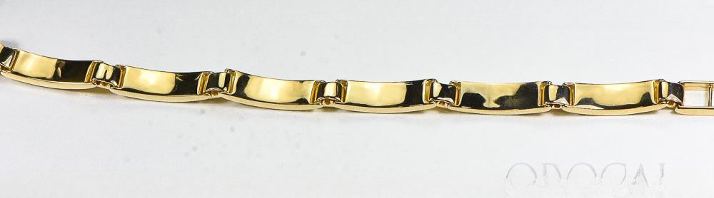 Gold Quartz Bracelet "Orocal" B8MMNQ6L Genuine Hand Crafted Jewelry - 14K Gold Casting