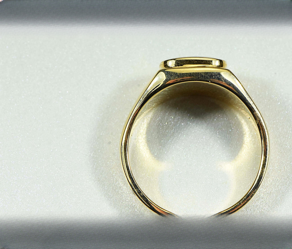 Gold Quartz Ring "Orocal" RM774XNQ Genuine Hand Crafted Jewelry - 14K Gold Casting