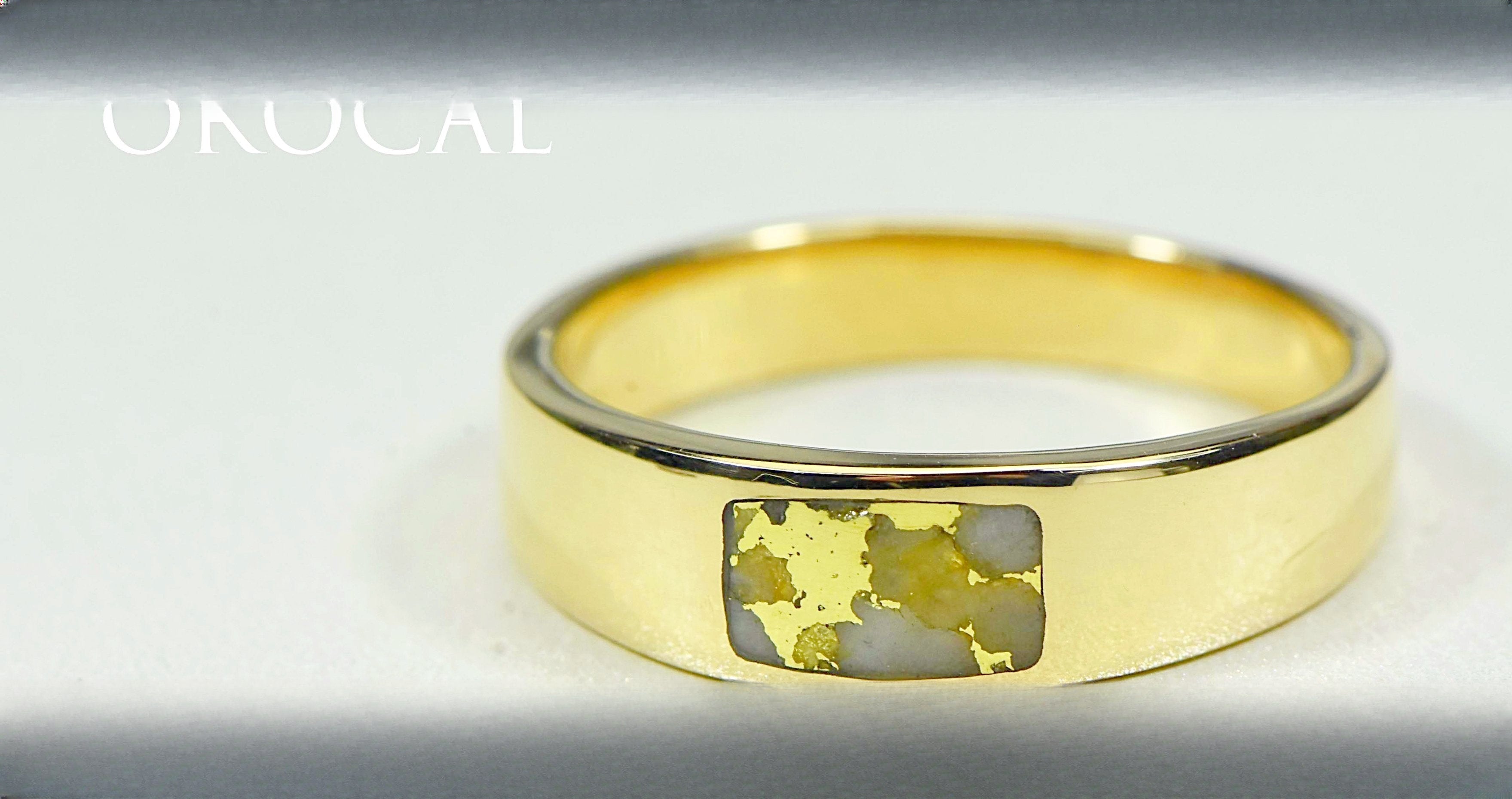 Gold Quartz Ring "Orocal" RM652Q1 Genuine Hand Crafted Jewelry - 14K Gold Casting