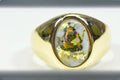 Gold Quartz Ring "Orocal" RM595XNQ Genuine Hand Crafted Jewelry - 14K Gold Casting