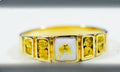 Gold Quartz Ring "Orocal" RM1045NQ Genuine Hand Crafted Jewelry - 14K Gold Casting