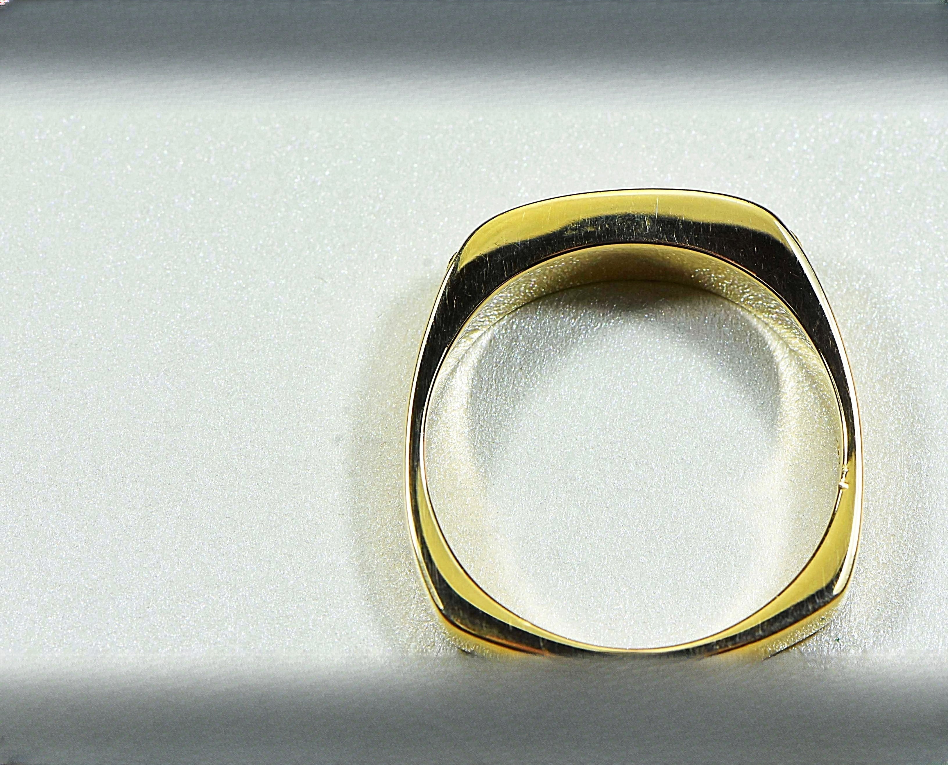 Gold Quartz Ring "Orocal" RM656NQ Genuine Hand Crafted Jewelry - 14K Gold Casting