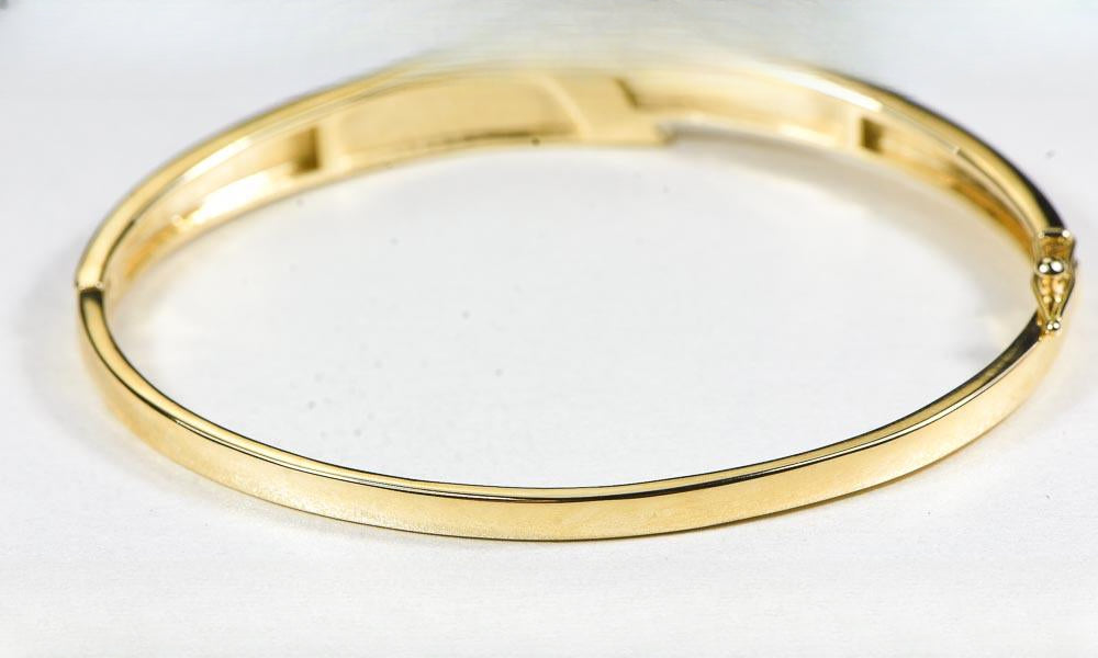 Gold Quartz Bracelet "Orocal" BBDL147DQ Genuine Hand Crafted Jewelry - 14K Gold Casting