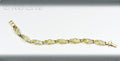 Gold Quartz Bracelet "Orocal" BWB24D36NQ Genuine Hand Crafted Jewelry - 14K Gold Casting