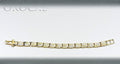 Gold Quartz Bracelet "Orocal" B8MMH14LQ* Genuine Hand Crafted Jewelry - 14K Gold Casting