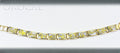Gold Quartz Bracelet "Orocal" B9.5MMH11LQ Genuine Hand Crafted Jewelry - 14K Gold Casting