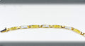 Gold Quartz Bracelet "Orocal" B5.5MMOLQ Genuine Hand Crafted Jewelry - 14K Gold Casting