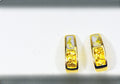 Gold Quartz Earrings "Orocal" EH41NQ Genuine Hand Crafted Jewelry - 14K Gold Casting