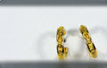 Gold Nugget Earrings "Orocal" EH13 Genuine Hand Crafted Jewelry - 14K Gold Casting