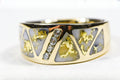 Gold Quartz Ring "Orocal" RM883D20Q Genuine Hand Crafted Jewelry - 14K Gold Casting