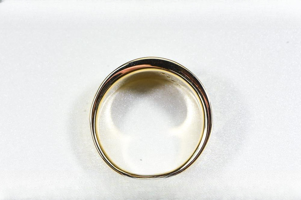 Gold Quartz Ring "Orocal" RM883D20Q Genuine Hand Crafted Jewelry - 14K Gold Casting