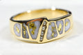 Gold Quartz Ring "Orocal" RM882D8Q Genuine Hand Crafted Jewelry - 14K Gold Casting