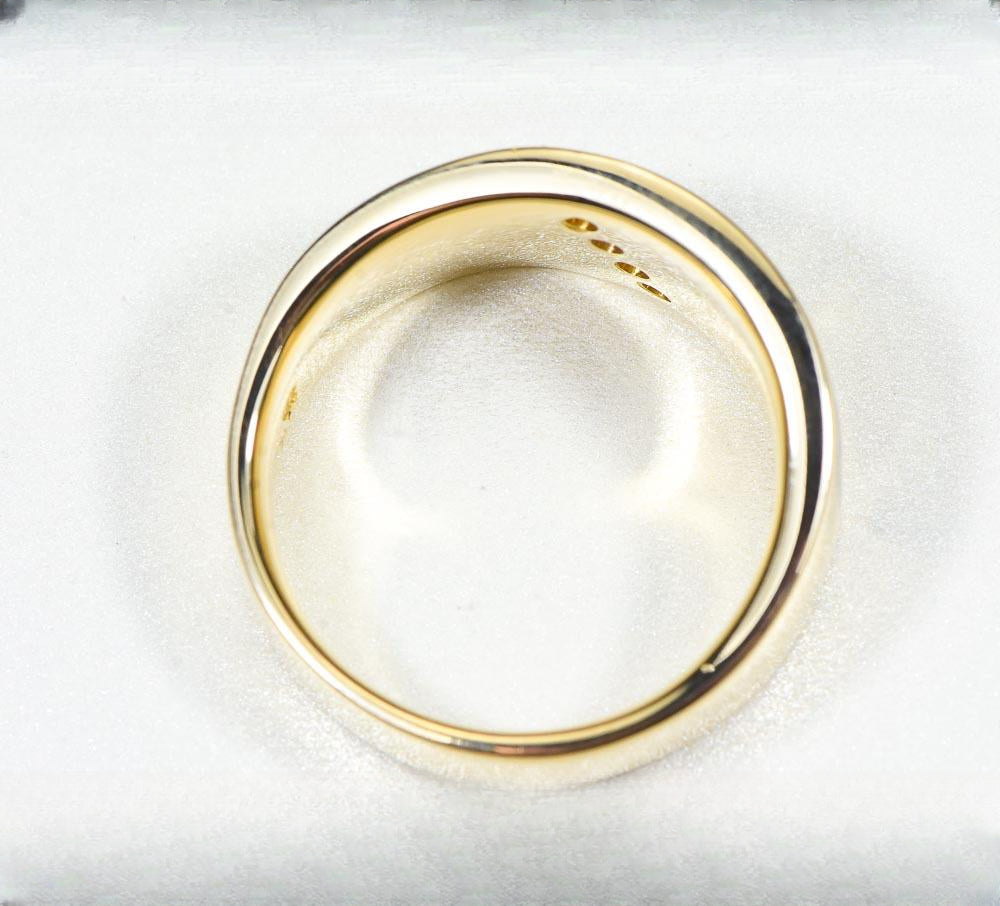 Gold Quartz Ring "Orocal" RM883D20NQ Genuine Hand Crafted Jewelry - 14K Gold Casting