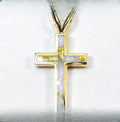 Gold Quartz Pendant "Orocal" PCR9QX Genuine Hand Crafted Jewelry - 14K Gold Casting