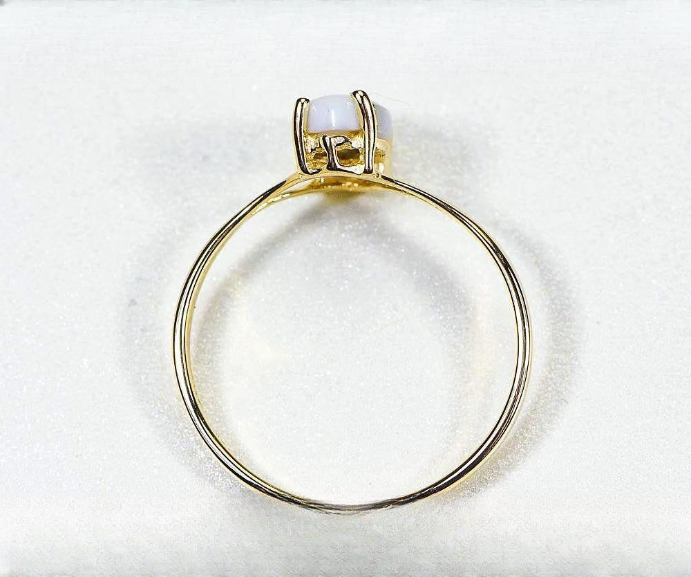 Gold Quartz Women's Ring "Orocal" RL645Q Genuine Hand Crafted Jewelry - 14K Gold Casting