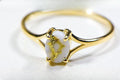 Gold Quartz Women's Ring "Orocal" RL751Q Genuine Hand Crafted Jewelry - 14K Gold Casting