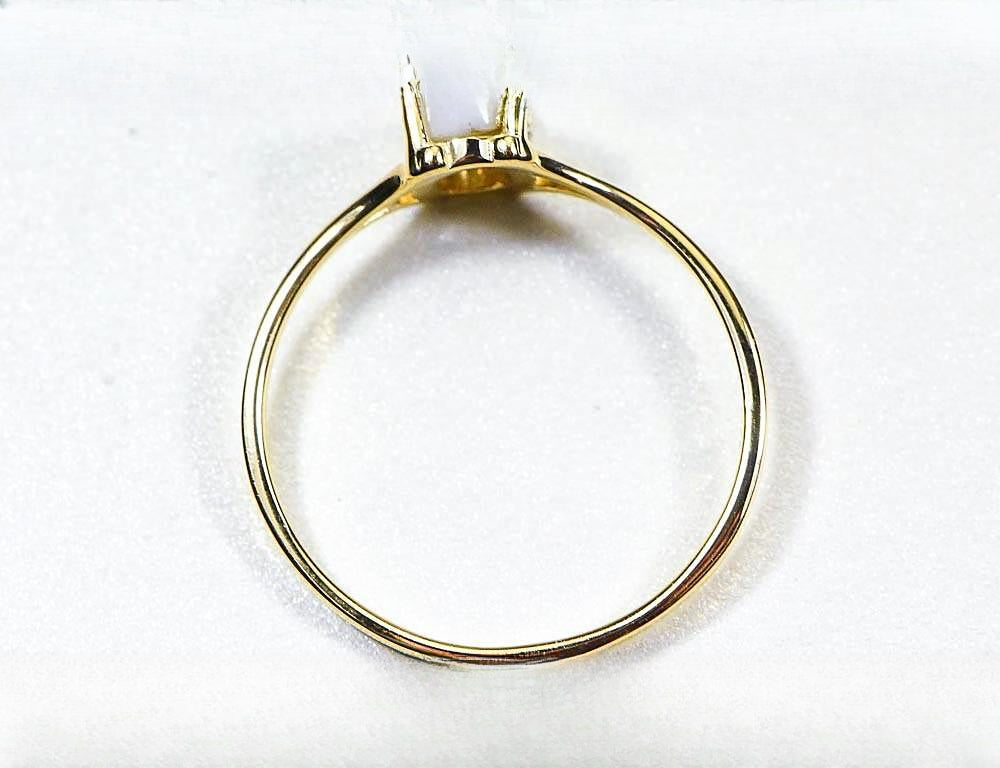 Gold Quartz Women's Ring "Orocal" RL751Q Genuine Hand Crafted Jewelry - 14K Gold Casting