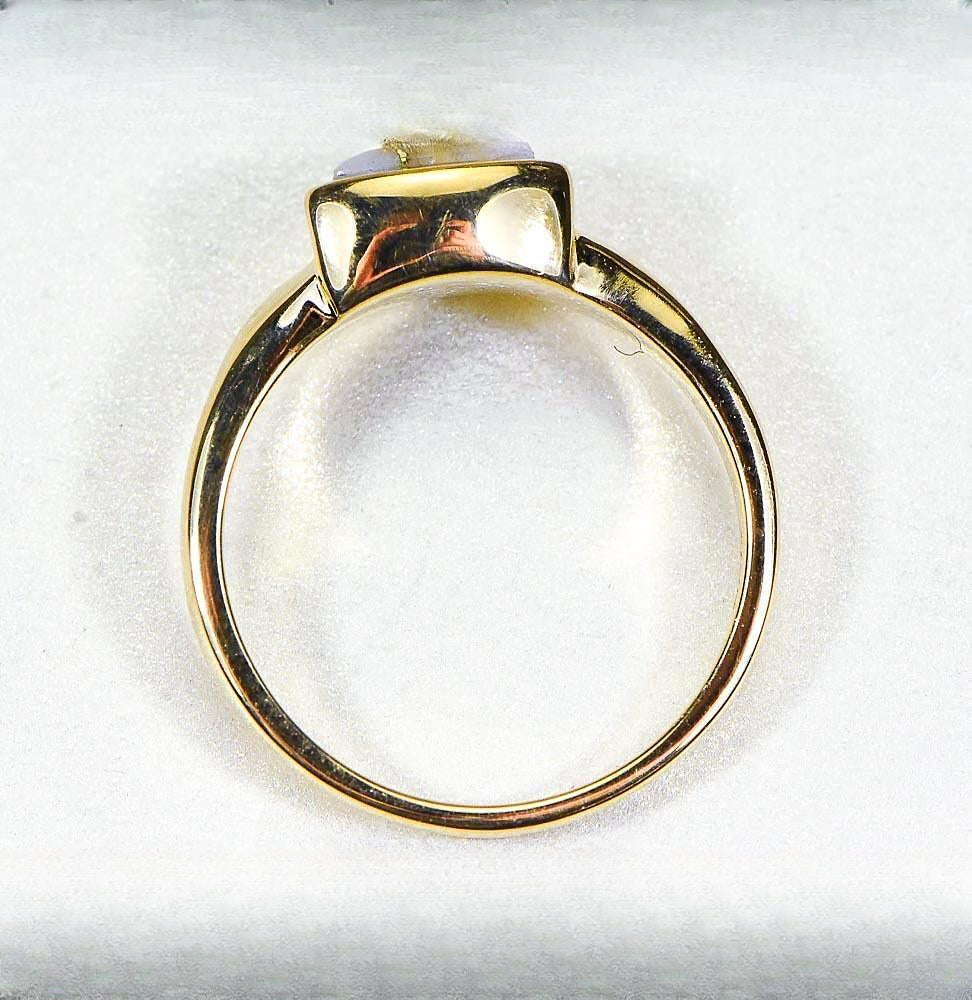 Gold Quartz Women's Ring "Orocal" RLL1326Q Genuine Hand Crafted Jewelry - 14K Gold Casting