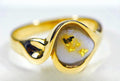 Gold Quartz Women's Ring "Orocal" RL560Q Genuine Hand Crafted Jewelry - 14K Gold Casting
